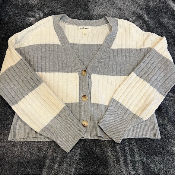 Striped Cardigan Sweater - Picture 1 of 3